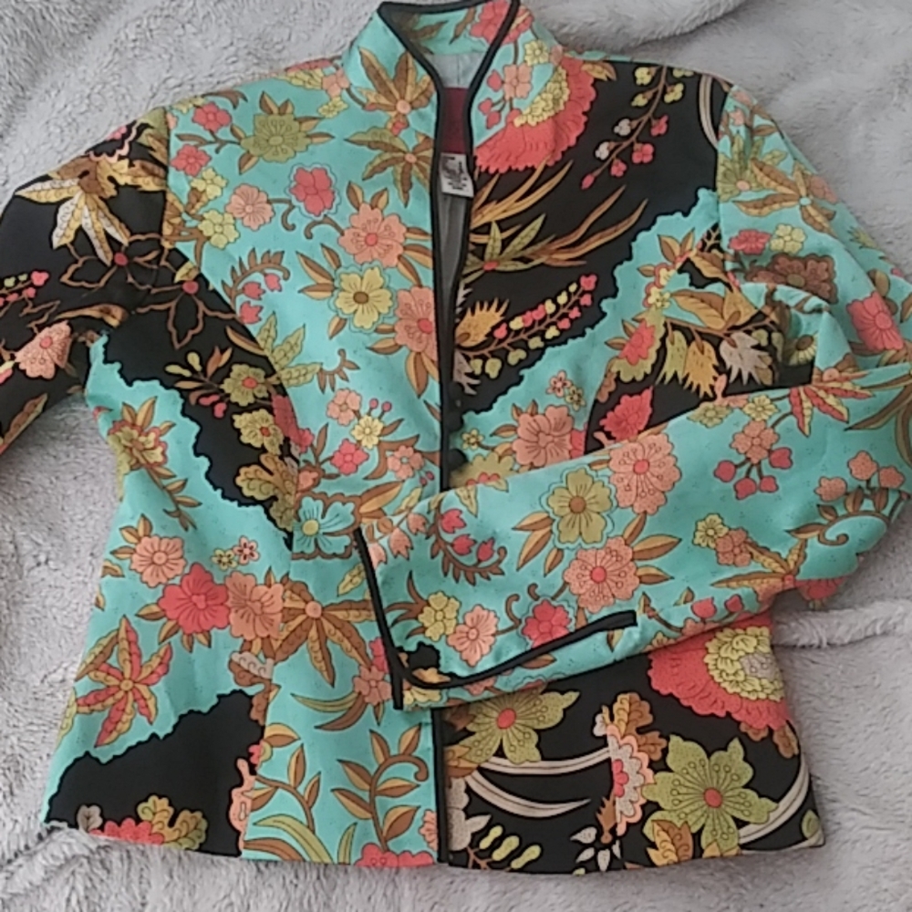 Silk jacket by JK collections